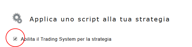 Backtest con TradingSystem